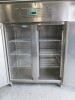 Genfrost Double Door Upright Gastronorm Commercial Freezer, Model GEN1400L. Size H202 x W147 x D83cm. NOTE: 1 x door seal required. - 8