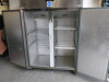 Apollo Double Door Upright Gastronorm Commercial Freezer, Model AGNFU2. Size H199 x W132 x D81cm. NOTE: 1 x door seal required. - 3