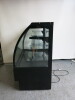 Sterling Pro Curved Glass Illuminated Hot Display, Model EVOHOT120V, S/N 201947606G, DOM 07/2019, with 3 Glass Shelves & 2 Sliding Doors. Size H135 x W120 x D75cm. - 3