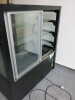 Sterling Pro Curved Glass Illuminated Hot Display, Model EVOHOT120V, S/N 201947606G, DOM 07/2019, with 3 Glass Shelves & 2 Sliding Doors. Size H135 x W120 x D75cm. - 4