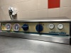 Winterhalter Gastronorm Run Through Dishwasher, Size H140 x W64 x D75cm. Comes with Stainless Steel In & Out Table, Size Length 240cm x Width 58cm, 4 Trays, Electric Pump & Water Feed Tank, Size H140 x W 64 x D75cm - 4
