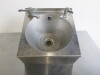 Stainless Steel Single Bowl Hand Wash Basin with Lever Tap, Size H16 x W34 x D34cm.