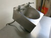 Stainless Steel Single Bowl Hand Wash Basin with Lever Tap, Size H16 x W34 x D34cm. - 2