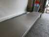 Stainless Steel Prep Table with Part Splash Back & Shelf Under, Size H95 x W189 x D45cm. - 6