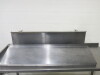 Pair of Stainless Steel Shelves with 2 Brackets, Size W115 x D30cm - 2