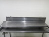 Pair of Stainless Steel Shelves with 2 Brackets, Size W150 x D30cm