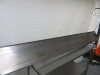 Stainless Steel Shelf with 4 Brackets, Size W300 x D30cm. - 2