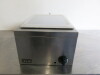 Lincat Electric Counter Top Bain Marie, Model LBMW with 1 x GN Polycarbonate Gastronorm Tray with Lid, Size H19 x W28 x D40cm.