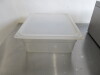 Lincat Electric Counter Top Bain Marie, Model LBMW with 1 x GN Polycarbonate Gastronorm Tray with Lid, Size H19 x W28 x D40cm. - 3