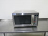 Daewoo Stainless Steel Commercial 1100w Microwave, Model KOM-9P11.