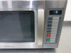 Daewoo Stainless Steel Commercial 1100w Microwave, Model KOM-9P11. - 2