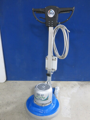 LMA Single Disc Floor Cleaning & Polishing Machine, Model SD17 Green, S/N SDGR1804020, Ex Display.