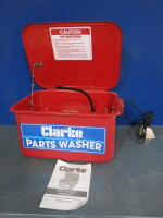 New Clarke Parts Washer, Model CW2D. Comes with Instruction Manual.