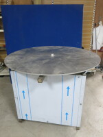 Stainless Steel Motorised Rotating Table, Size H89 x Diameter 120cm.