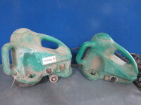 Pair of Leonici Floor Polishers, Model Comby 5. Condition (As Viewed/Pictured) Spares or Repair.