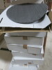 12 x Boxes of Approx 65 Pcs of Steel Wool Fine Floor Pads, Diameter 17".