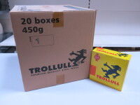 1 x Box of 20 Pcs of Trollull Premium Quality Steel Wool, Grade 1.