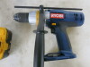Set of 3 Ryobi One Tools to Include: 1 x Cordless Hammer Drill, Model CDI-1803, 1 x Impact Driver, Model BID-1801M, 1 x Grinder, Model CAG-180. Comes with 1 x 18.0v Battery, Model BPP-1817M. NOTE: requires charger. - 4