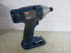 Set of 3 Ryobi One Tools to Include: 1 x Cordless Hammer Drill, Model CDI-1803, 1 x Impact Driver, Model BID-1801M, 1 x Grinder, Model CAG-180. Comes with 1 x 18.0v Battery, Model BPP-1817M. NOTE: requires charger. - 8