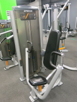 Precor Chest Press Weight Station, Max Lift 109kg. NOTE: cable snapped, requires replacement/repair.