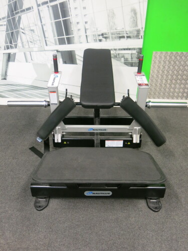 Nautilus Plate Loaded Glute Dive, Max Capacity 163.3kg.