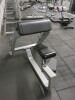Precor Seated Preacher Curl Boxed Experience Titanium. Comes with Spare Seat Pad. - 3