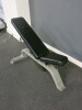 Precor Adjustable Weight Bench. NOTE: missing 1 x knob. - 2