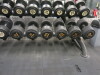 Set of 40 x Ziva Dumbbell Weights to Include Pairs 2.5kg - 50kg on 2 x Racks. - 7