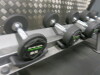 Set of 10 x Energie Fitness Dumbbells to Include Pairs of: 2.5/5/7.5/10/12.5kg on Rack. - 3
