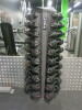 Set of 20 x Ziva Dumbbells to Include Pairs of 1-10kg on TKO Rack Stand.