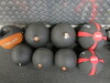 9 x Assorted Medicine/Slam Balls (As Pictured/Viewed. - 3