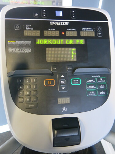 Precor UBK 835 Upright Bike.