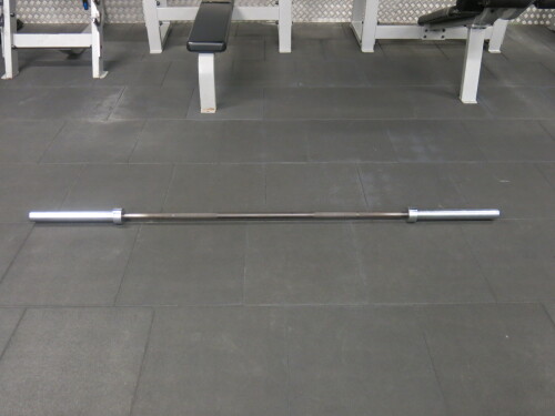 Ziva 7ft, 20kg Olympic Bar with Pair of End Clips.