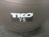 2 x TKO Fitness Balls Sizes 75 x 65cm on 2 Tier Stand. - 3