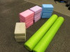 15 x VL Fit Yoga Bricks & 2 x Jordan Foam Rollers. - 2