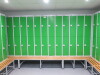 58 x Link Lockers Personnel Lockers on Bespoke Changing Room Benches with Padlock Clasps (Ladies Changing Room). - 3