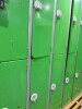 58 x Link Lockers Personnel Lockers on Bespoke Changing Room Benches with Padlock Clasps (Men's Changing Room). - 3