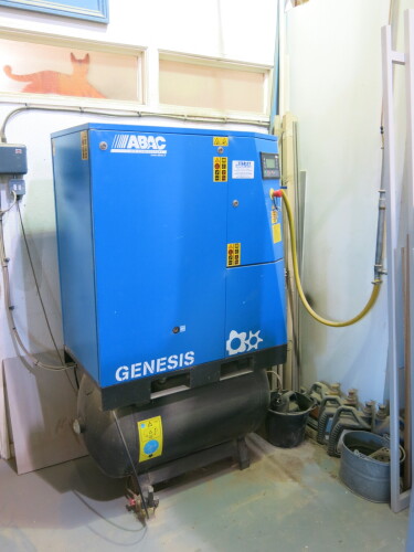 ABAC Receiver Mounted Air Compressor & Dryer, Model Genesis ll 270,