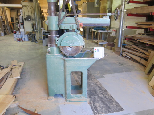 Cooksley Overhead Radial Arm Heavy Duty Rip Saw,