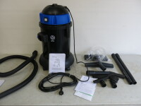 IPC Wet & Dry Vacuum Cleaner, Model AP 1/23 W&D 1500w Max with Accessories & Hose (New/Unused/Boxed).