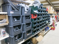 Large Quantity of Vacuum Cleaner Accessories For Assorted Brands in 60 Lin Bins to Include: Hoses,Pipes, Brushes, Wheels, Fittings etc (As Viewed/Pictured).