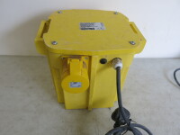 110v Transformer, 3 x Oulets, 2 Small 1 Large Model PT5000-3, (5000KVA), S/N 018990