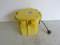 110v Transformer, 3 x Oulets, 2 Small 1 Large Model PT5000-3, (5000KVA), S/N 018991