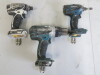 3 x Makita Drills to Include: BTD146, DHP458 & DTD 146. NOTE: no batteries.