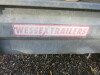 Wessex Trailers Twin Wheel Trailer with Half Cage Sides, Bed Size 3.8m x 1.9m, GW2600kg, S/N 3152288. - 4