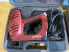 2 x Arrow 240v Electric Staple Guns in Cases with 4 Boxes of 5000 Staples. - 2