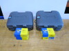 2 x Arrow 240v Electric Staple Guns in Cases with 4 Boxes of 5000 Staples. - 7