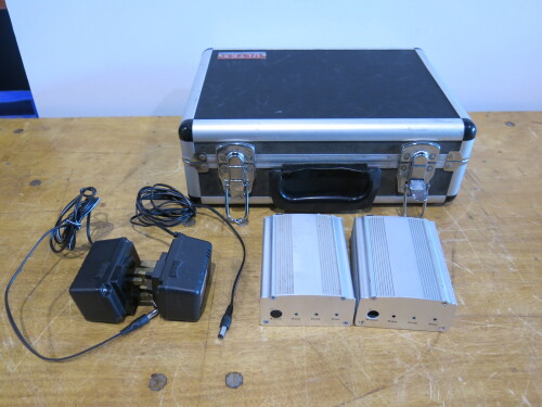 2 x Chauvet Adaptor & Power Supply in Flight Case.