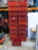 19 x Red Stacking Crates.