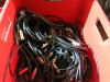 14 x Red Stacking Crates with Misc Power Cables 9 (As Viewed). - 5